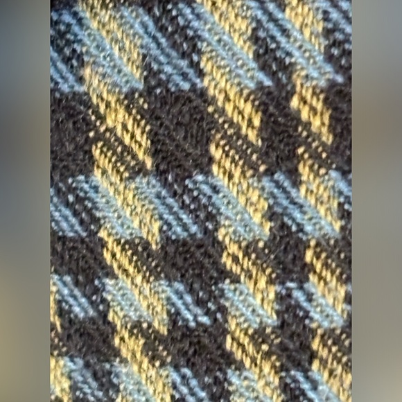 Worth Wool Suit Plaid With Blue Velvet Trim. Straight Skirt Woman’s Size 16 - Picture 11 of 16